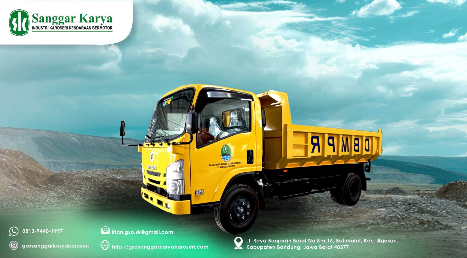 >Karoseri Sanggar Karya - Dump Truck Curah
