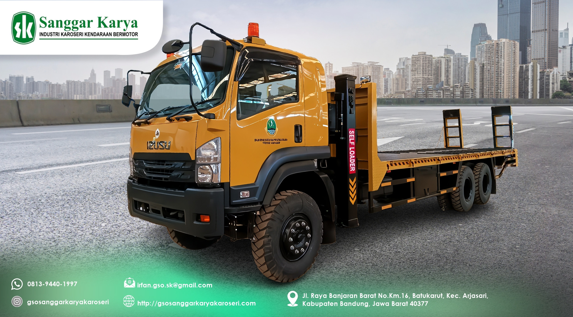 >Karoseri Sanggar Karya - Truck Self Loader Besar